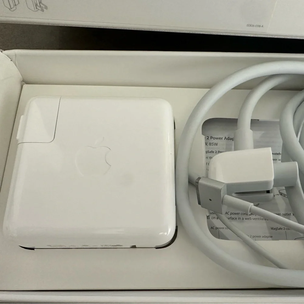 Set of 2 Authentic Apple 60W MagSafe 2 Power Adapters for MacBook Pro
